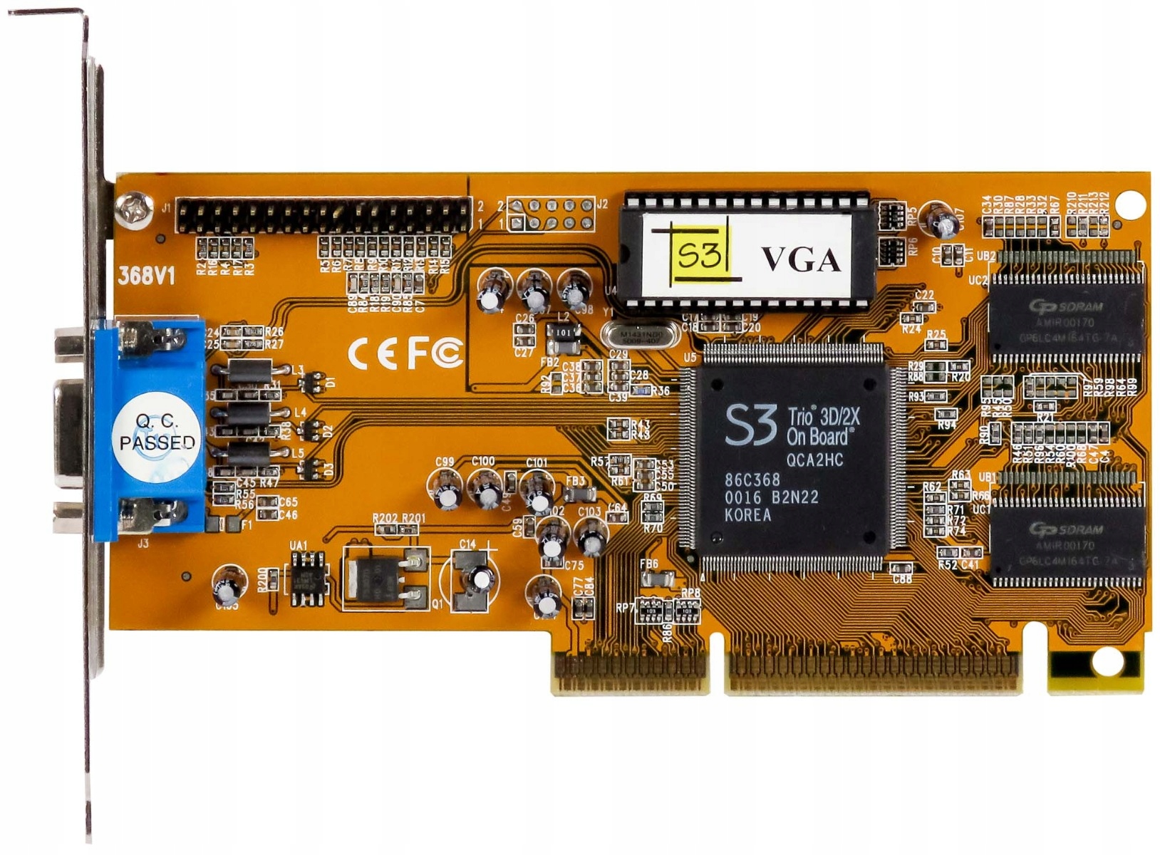 Diamond Multimedia S3 Trio 3D/2X 8MB 368V1 Agp