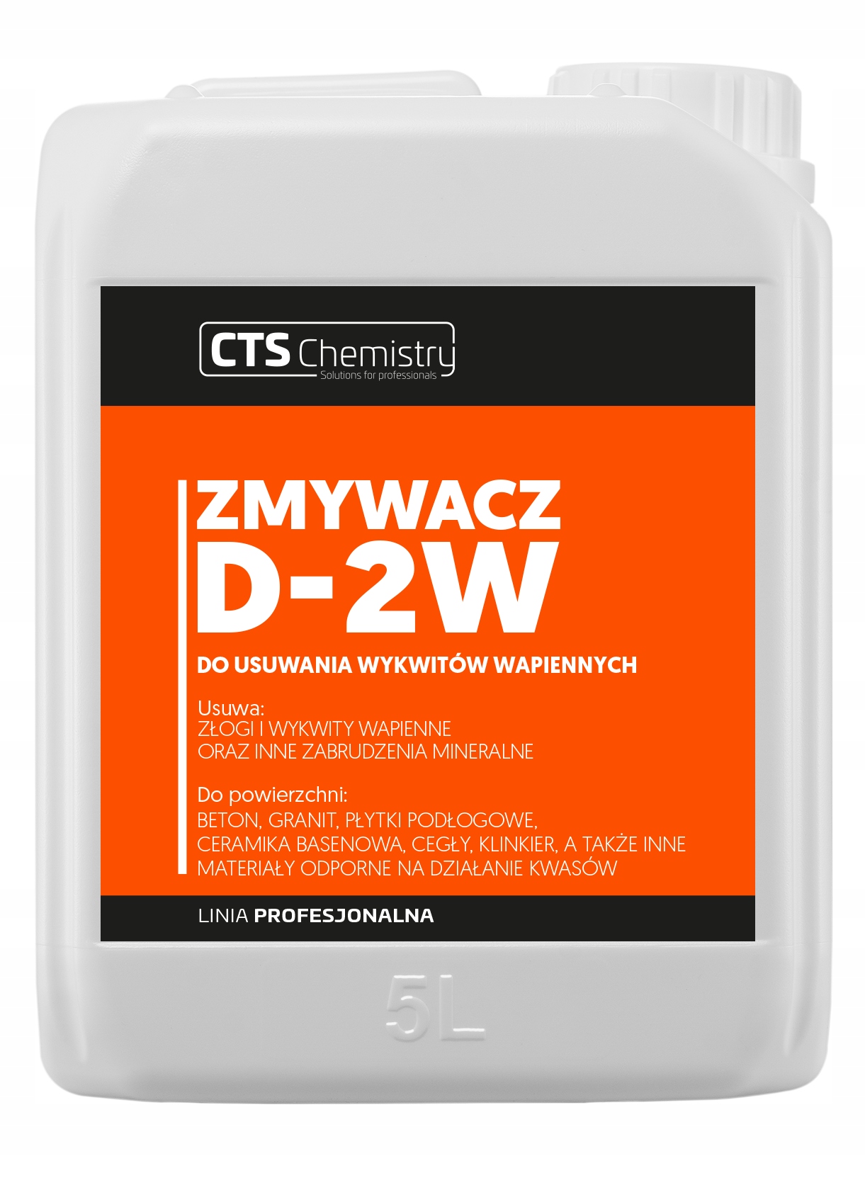 

Zmywacz do usuwania wykwitów wapiennych D-2W Cts