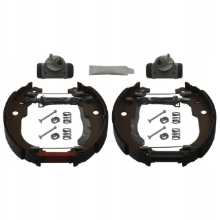 SZCZĘKI HAMULC.+CYLINDERKI (ZESTAW) PEUGEOT 207