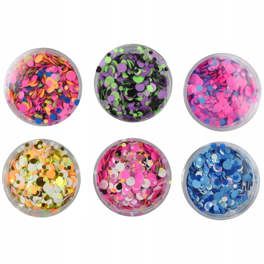 

Pyłek do Paznokci Zestaw 6 Szt. 011