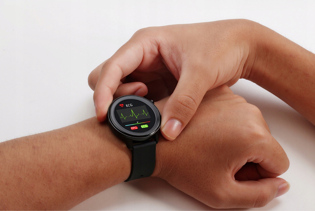 ZEGAREK SMARTWATCH DLA SENIORA EKG PULS CIŚNIENIE Obsługa ładowania bezprzewodowego nie