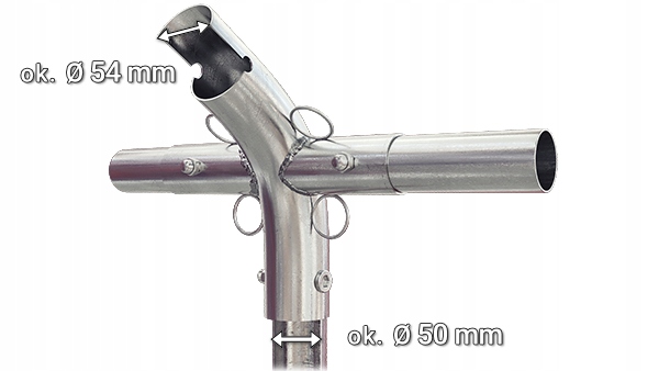 Namiot Handlowy 6x22m [3m] Ogrodowy DAS 560 WP Wysokość 3.09 m