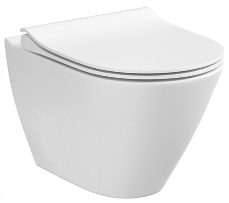 Cersanit City Oval Miska Wisząca Wc Cleanon Z Deską Wolnoopadającą Zestaw