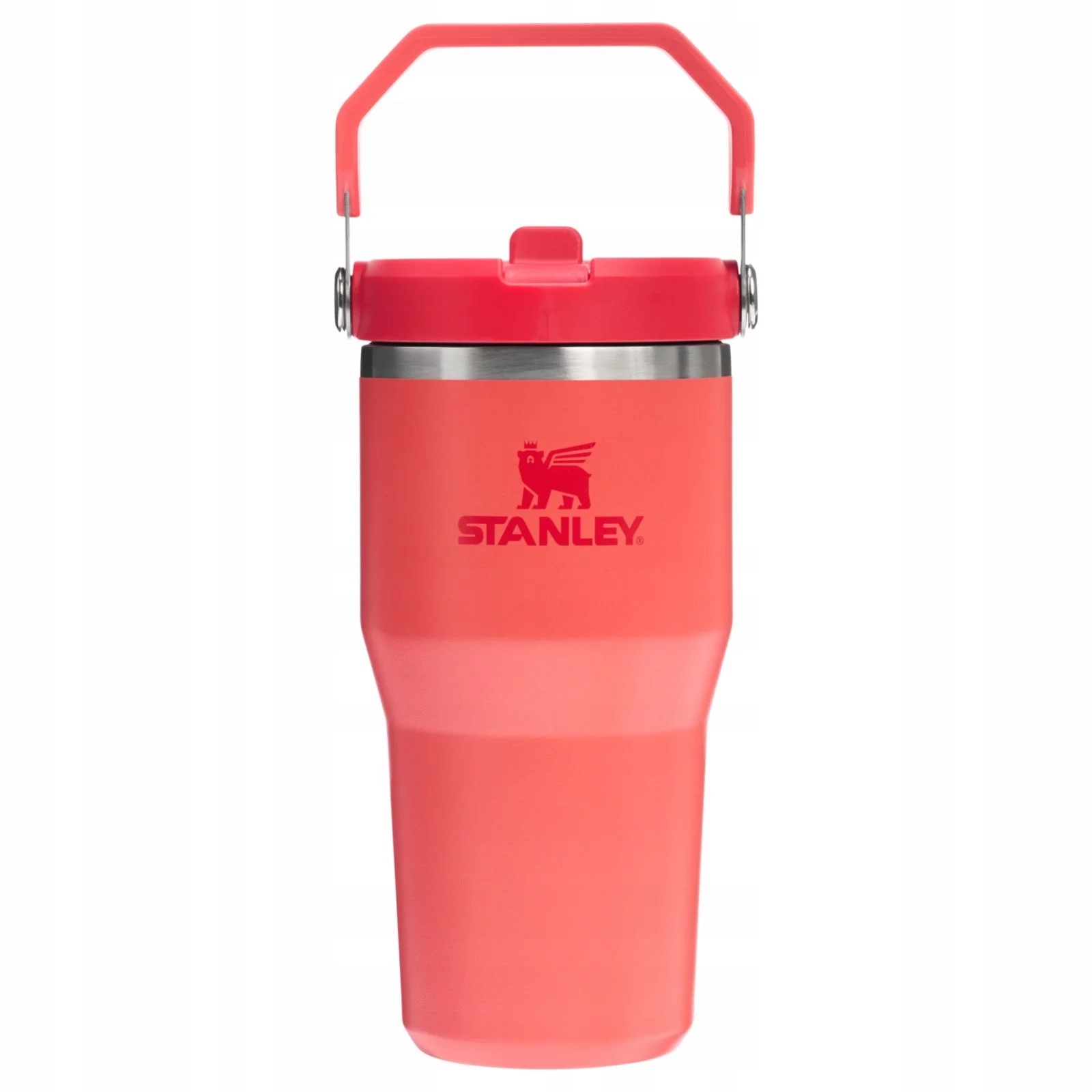 Hrnek IceFlow Flip Straw 0.6L Hot Coral One size Korálový Stanley