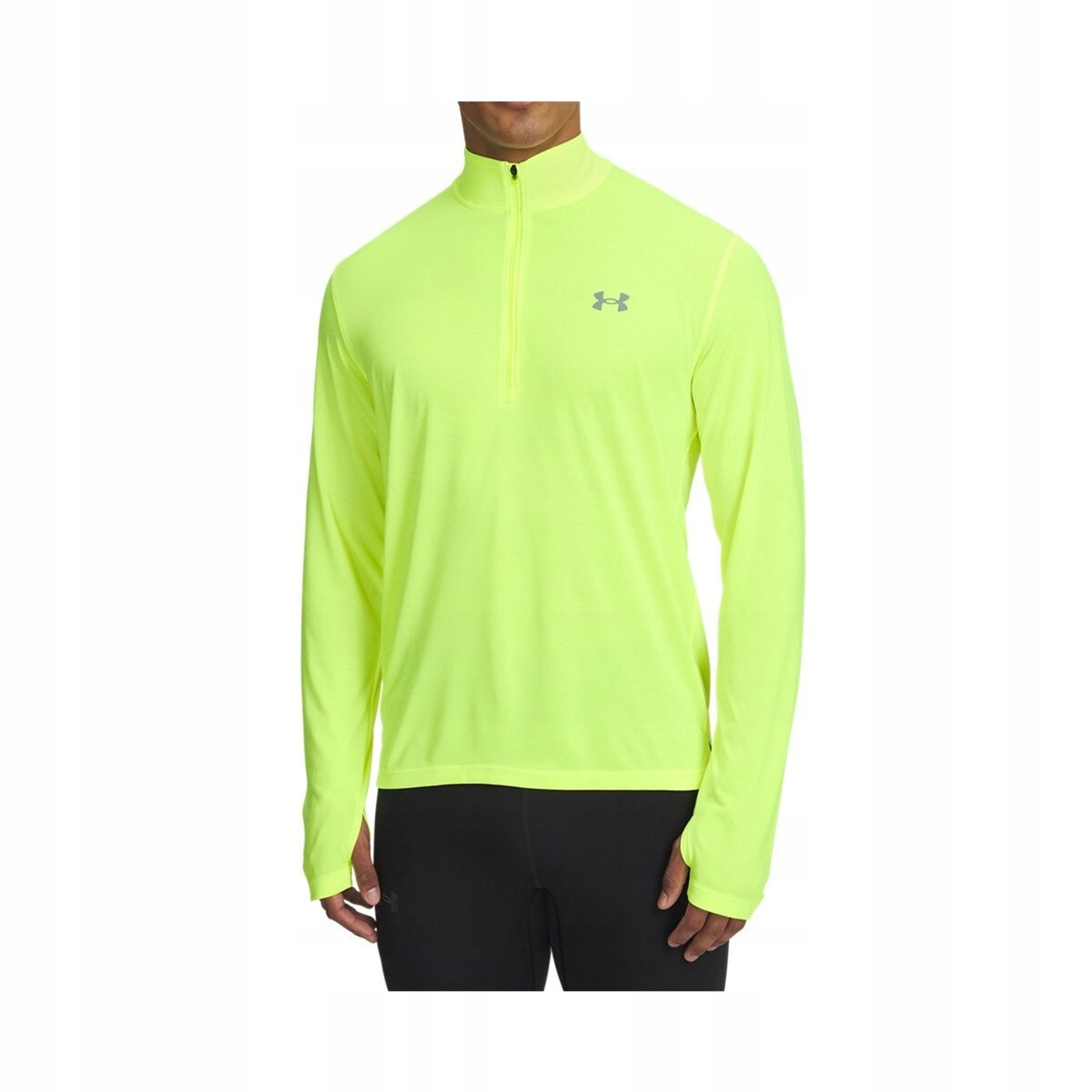 Pánská Mikina Na Běhání Under Armour Launch Žlutá L rychleschnoucí
