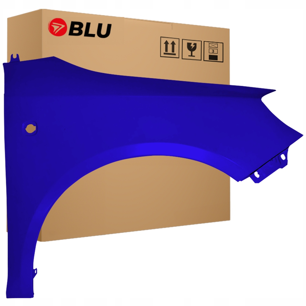 Blu Blatník Škoda Fabia II 2 5J Roomster LF5Q pravý modrý 07-15 přední