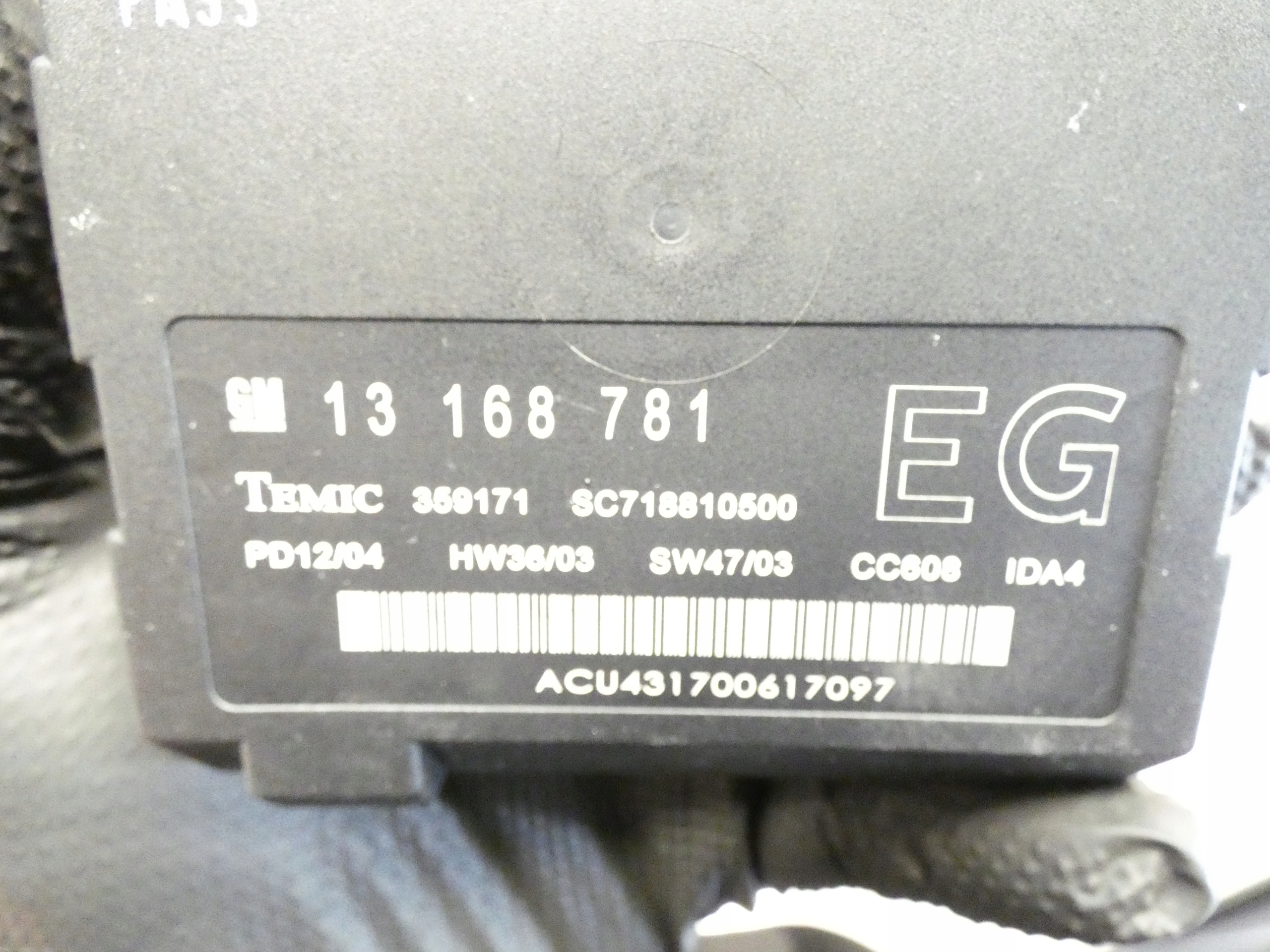 modulo BSI OPEL VECTRA C SIGNUM 02-08 13168781