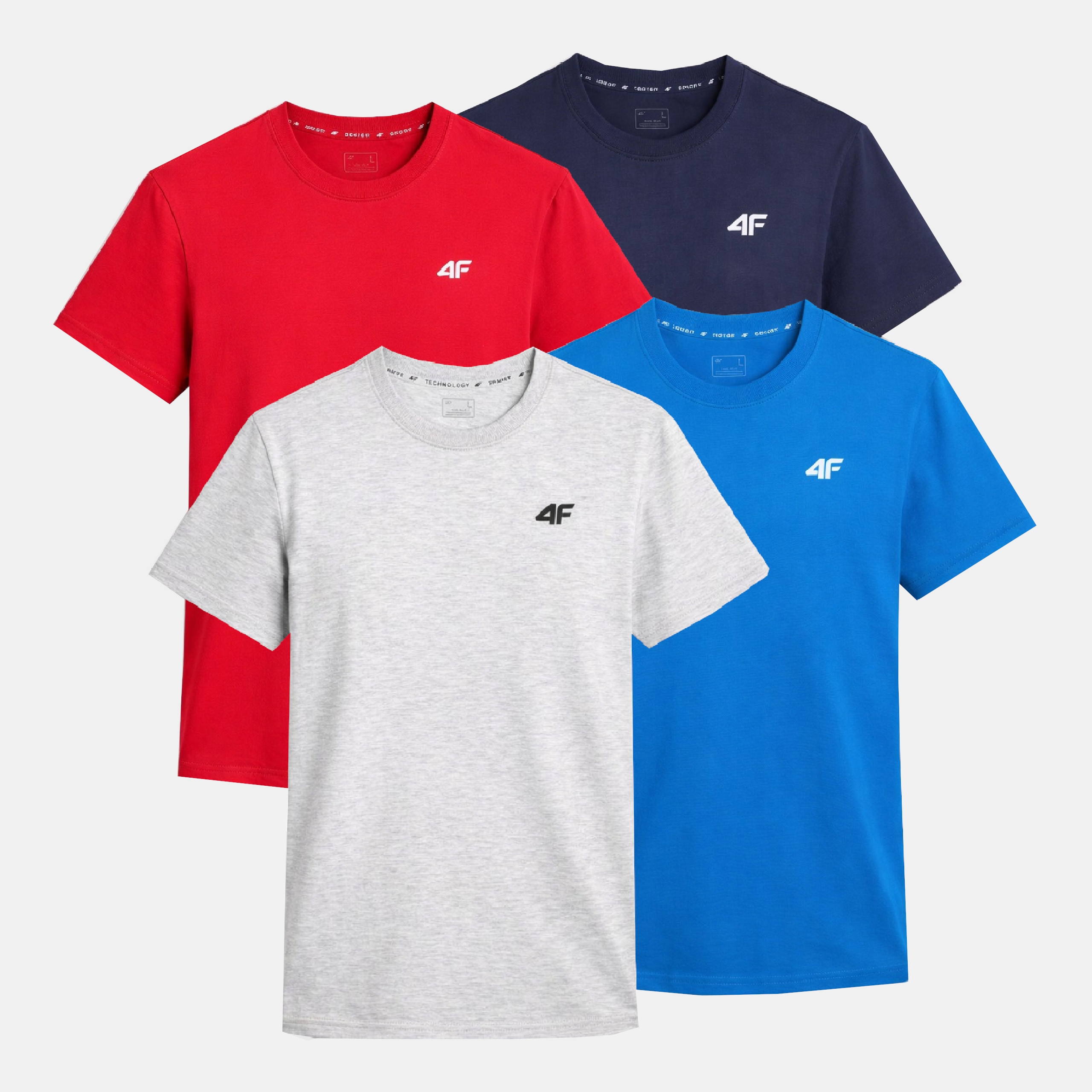 Komplet Koszulek Męskich 4F Zestaw 4PAK T-shirt 3XL TTSHM3341