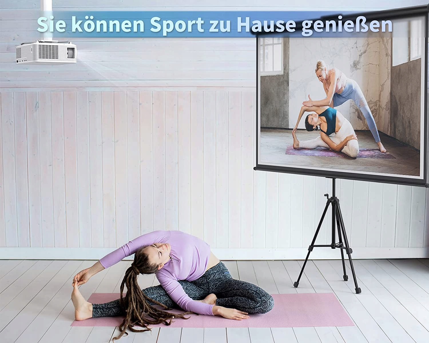 WISELAZER Projektor Full HD 4K WIFI BLUETOOTH LED Model BEAMER