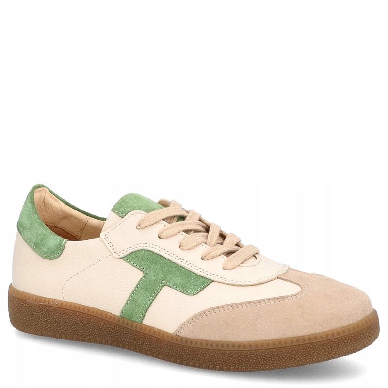 Dámské kožené tenisky Tymoteo G1062 Béžové 38