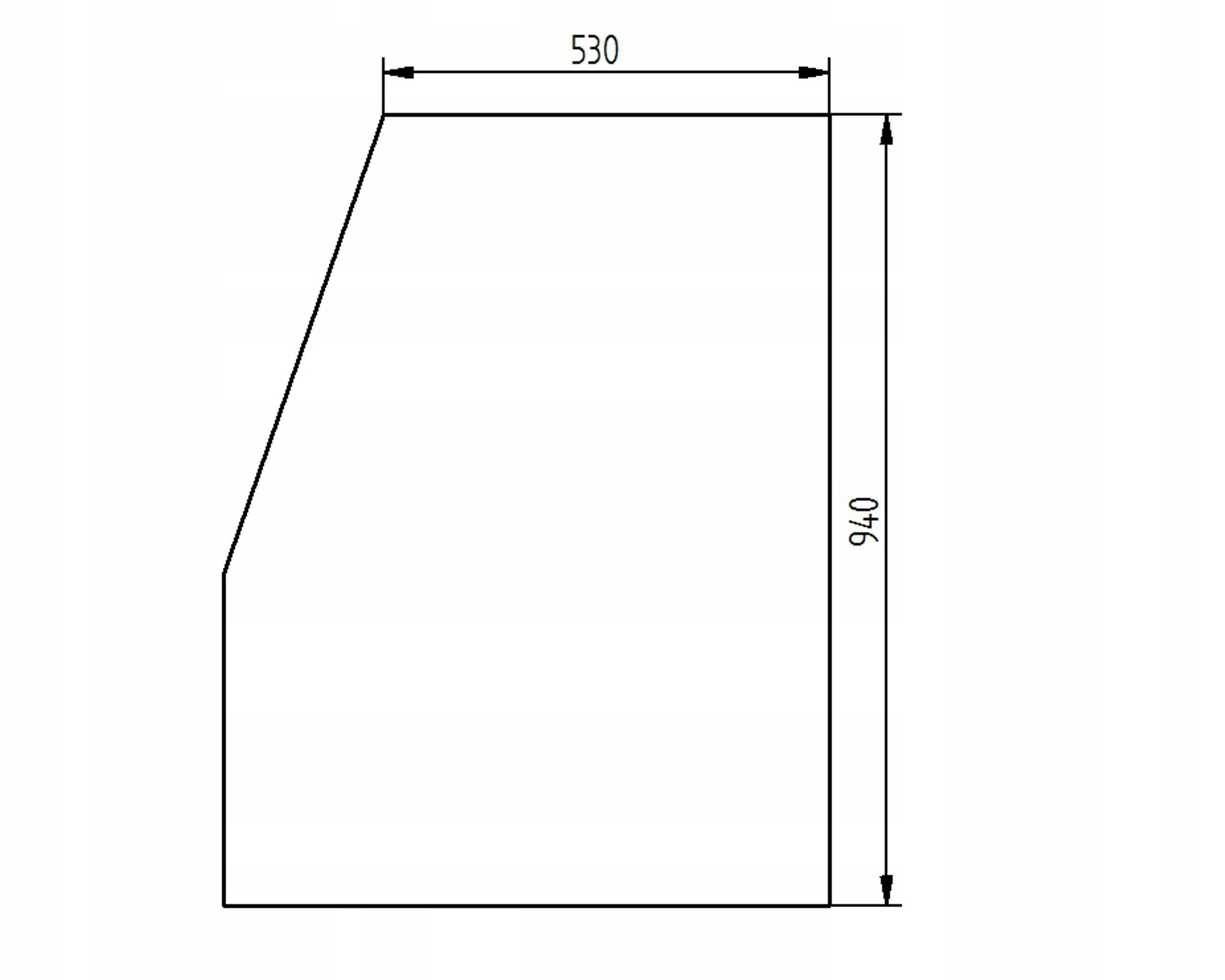 sklo teleskopický nakladač Jcb dveře 827/20114