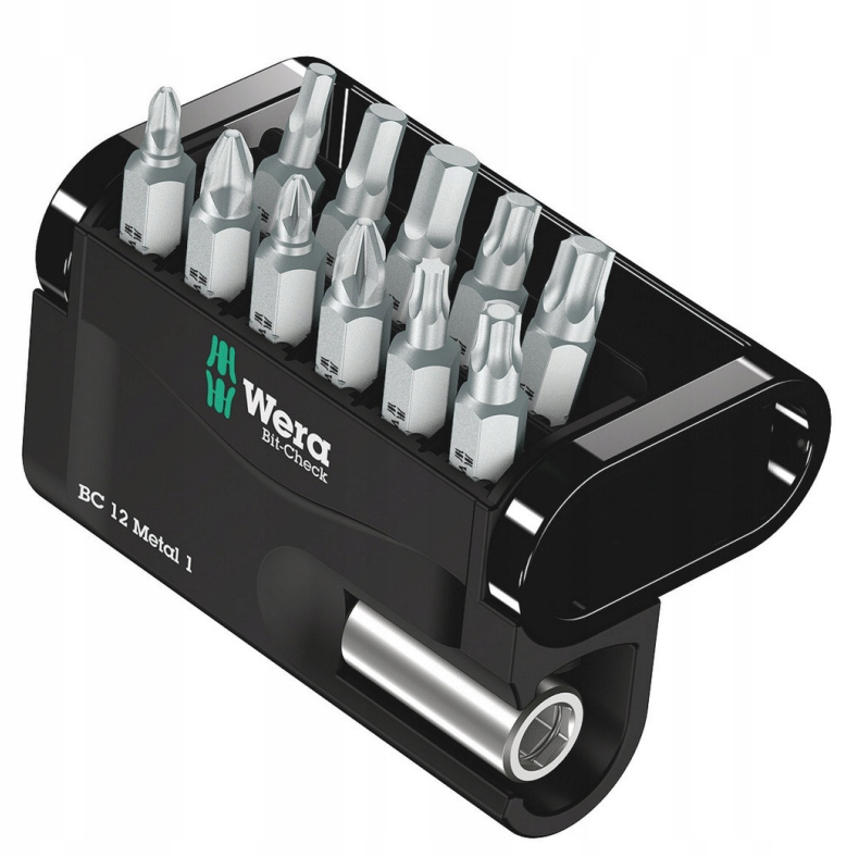 

Wera Zestaw Bitów Bit-check 12 Metal 1, 12 Cz.