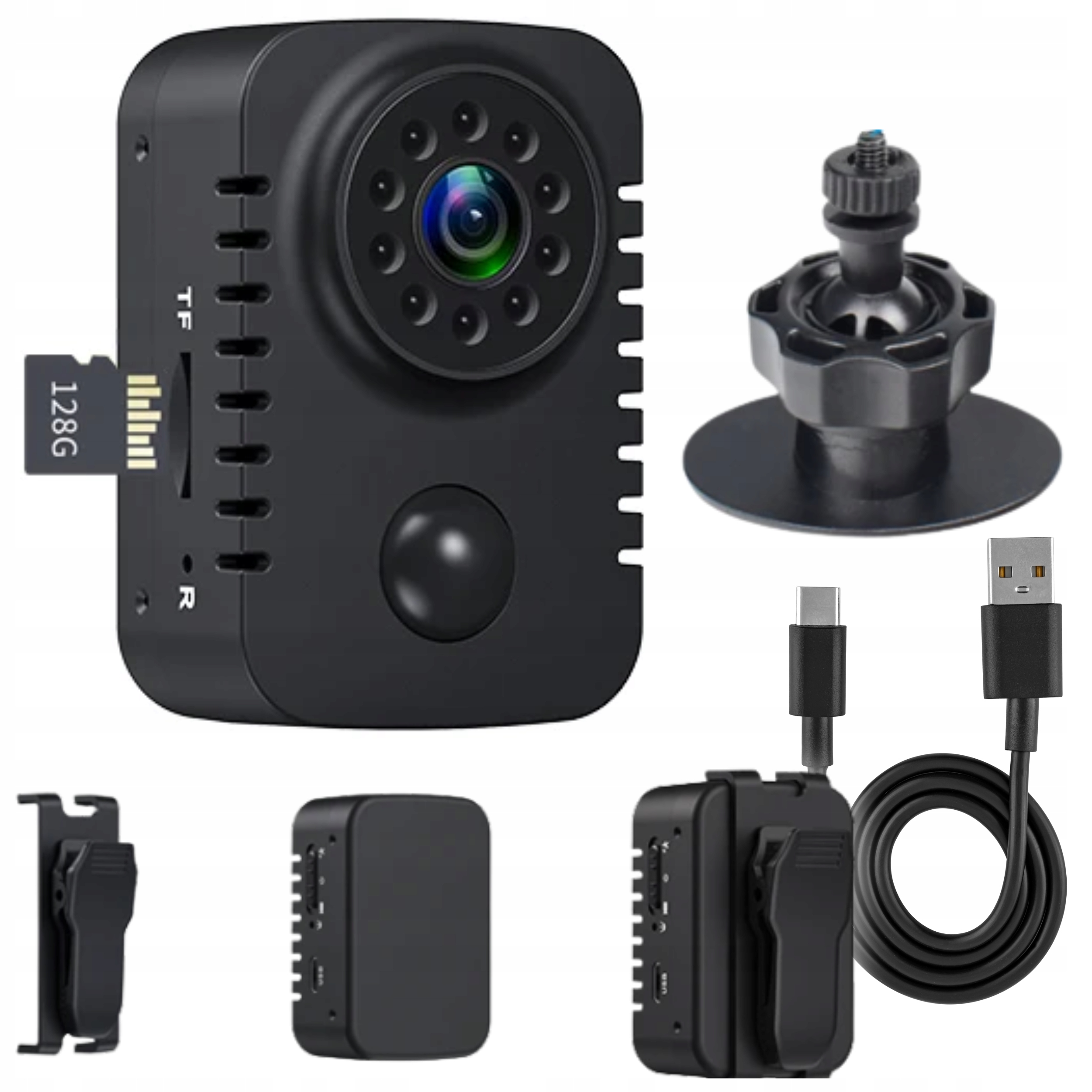 Mini Kamera Do Monitoringu Podglądu Z Czujnikiem Ruchu Pir Dyskretna