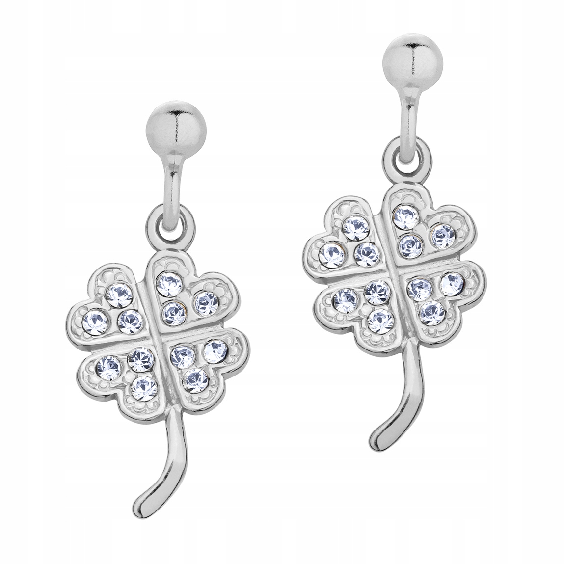 

Kolczyki z koniczynkami srebro 925 koniczyna