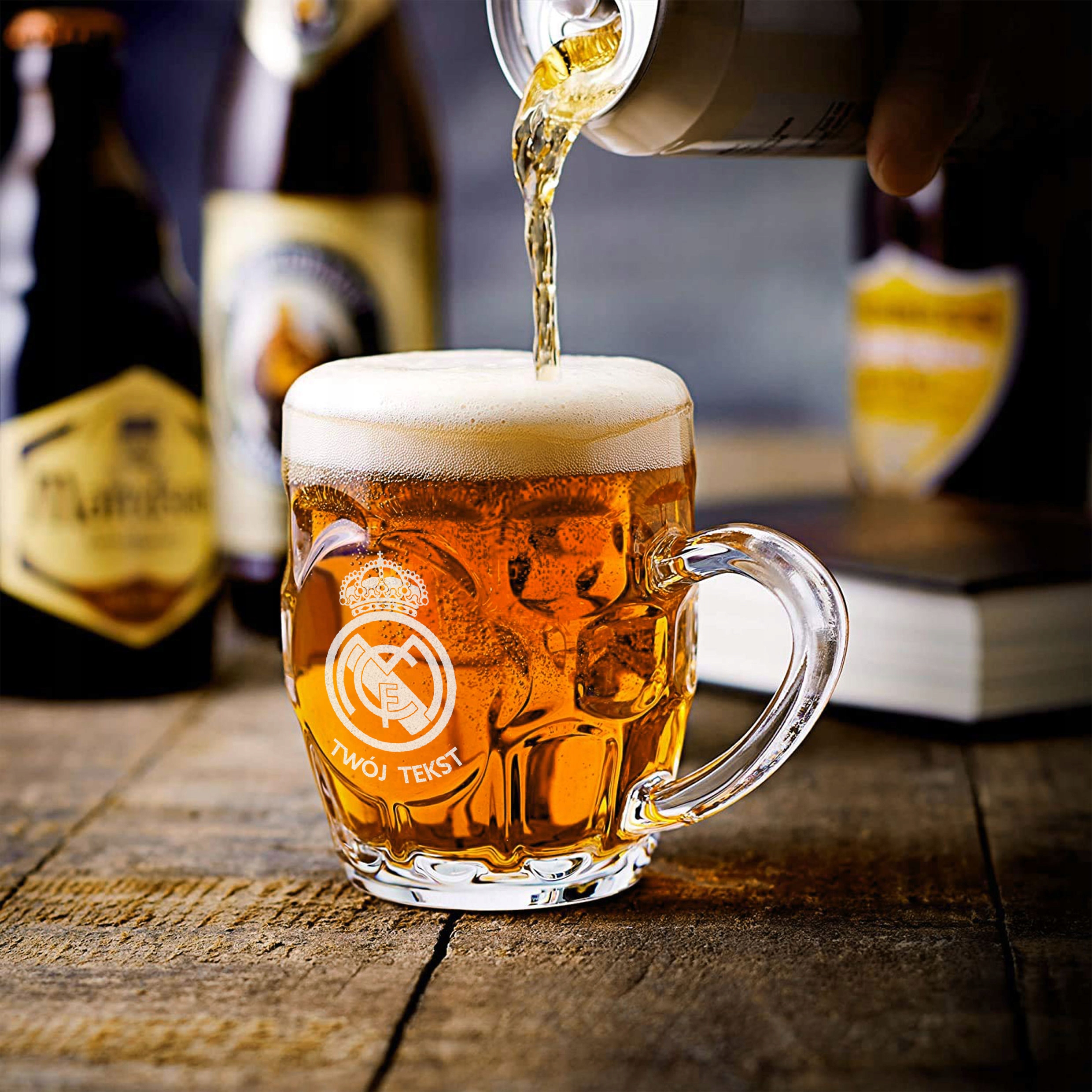 KUFEL DO PIWA NA PIWO KLUBOWE HERB KLUBY PIŁKARSKIE PREZENT DLA CHŁOPAKA Y4 EAN (GTIN) 5906412101869