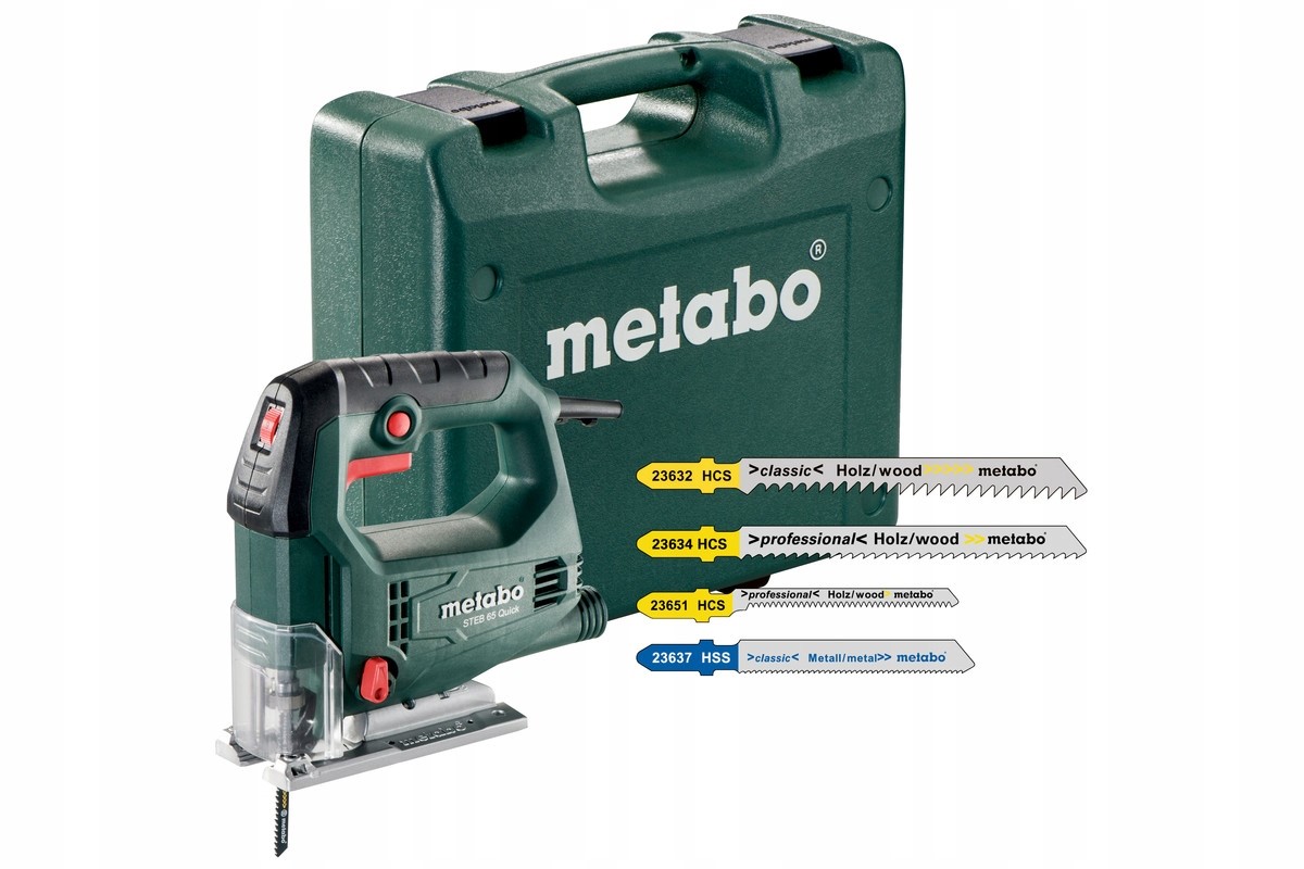 Přímočará pila Steb 65 Quick 450 W kufr Metabo