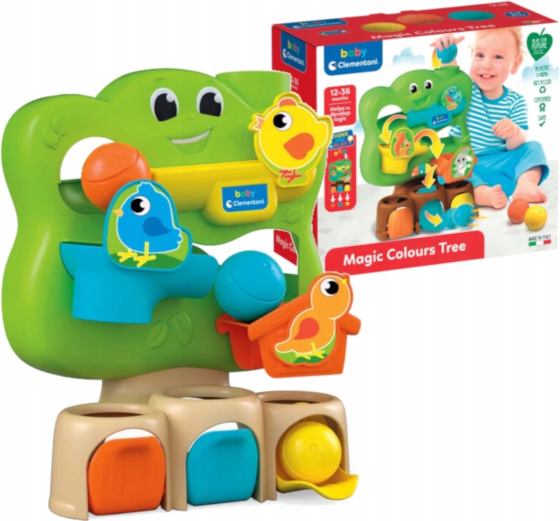 

Clementoni Baby Drzewko Zabawka Logiczna 12 M+