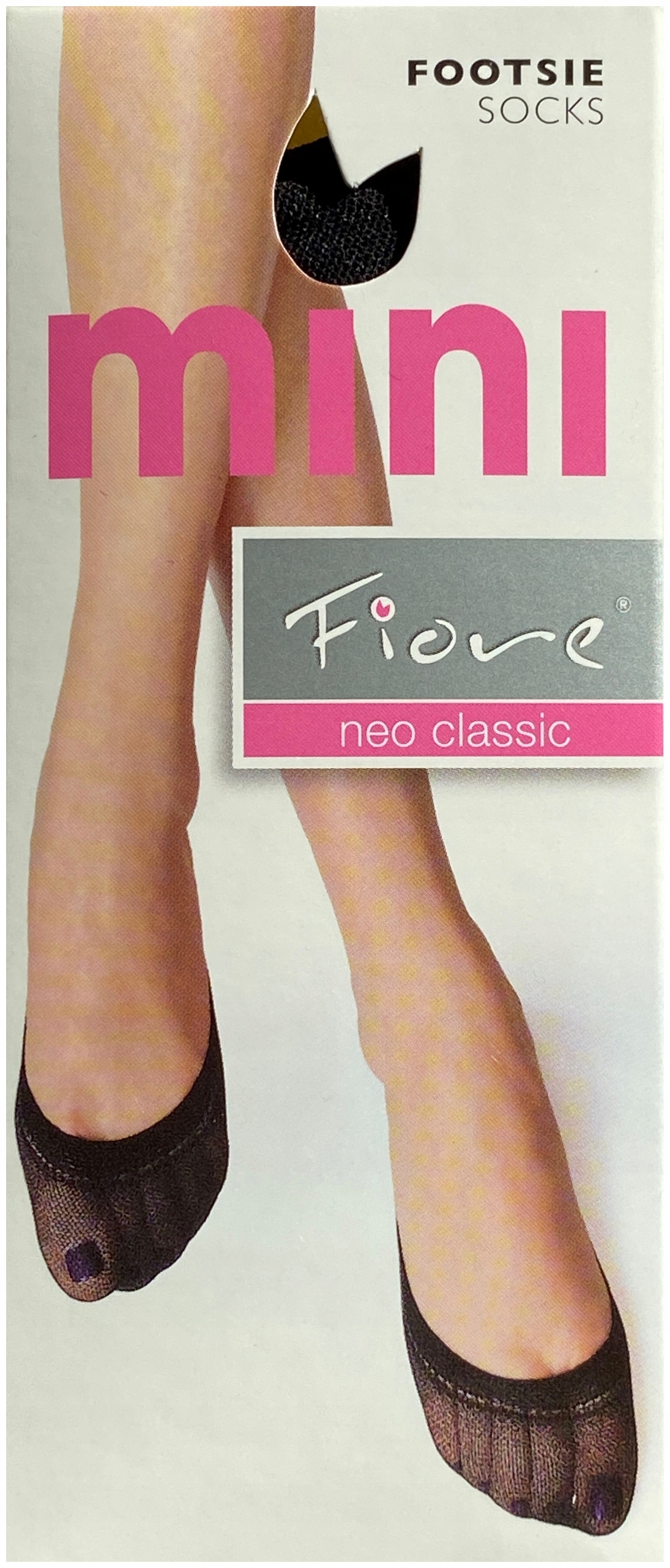 

Skarpetki Damskie Stopki Fiore Black 2 Pary