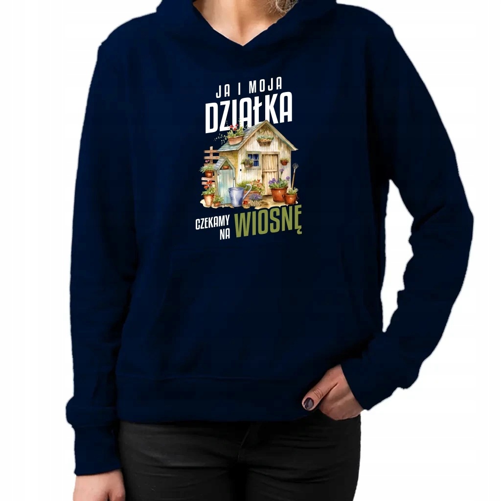 Já a můj pozemek se těšíme na jaro mikina dárek pro zahrádkářku L