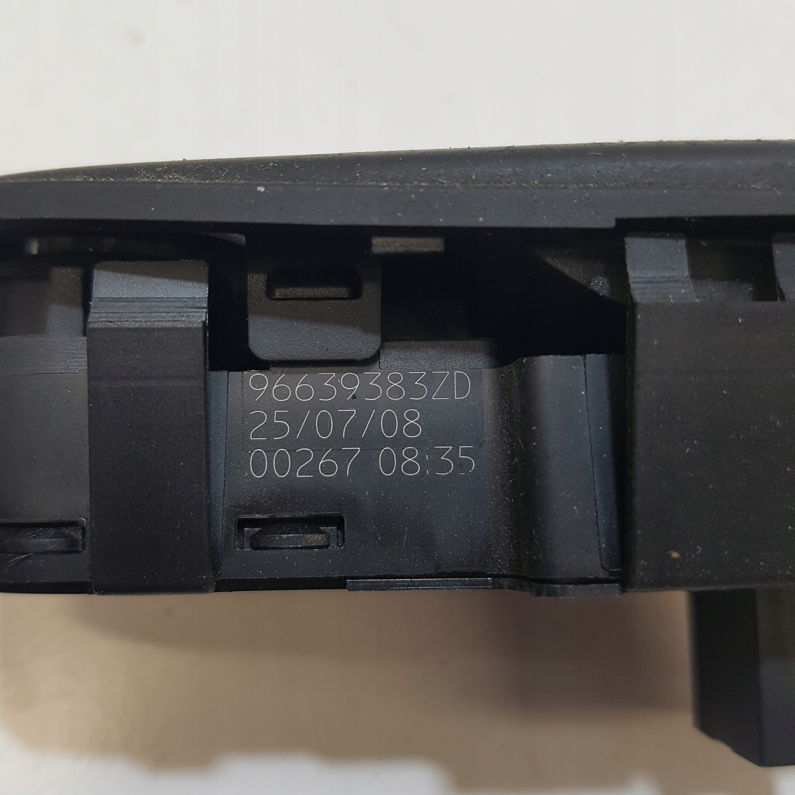 control panel of the window driver´s CITROEN C4 PICASSO 1 96639383ZD