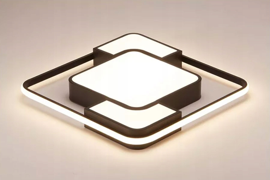 PLAFON LED LAMPA SUFITOWA DUŻA BLACK WHITE PILOT Marka MAXXLLC