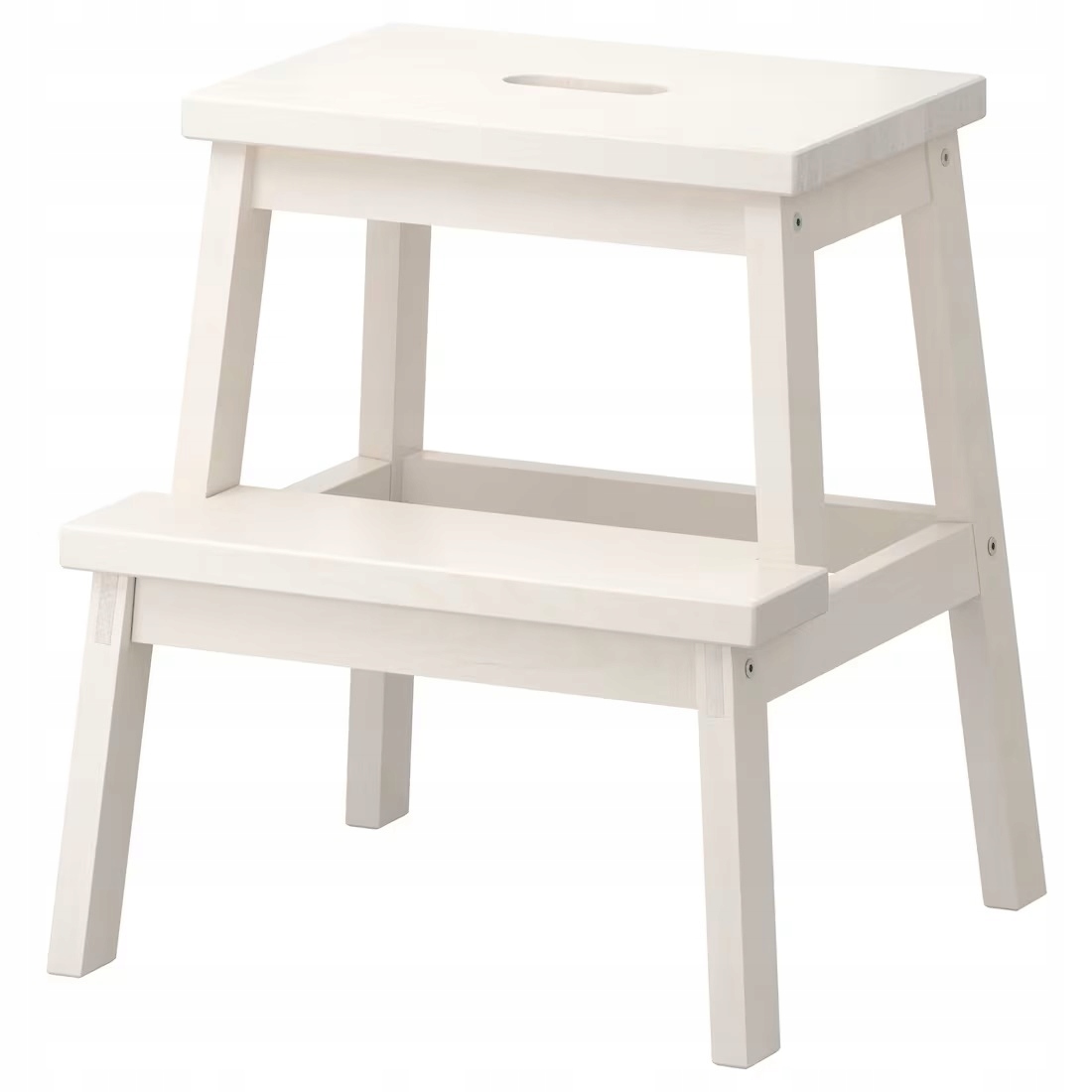 Kuchyňská Stolička Dřevěná Stolička Se Schůdkem Plošina Ikea Bekvam Bílá