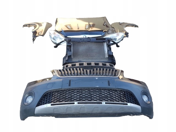 SKODA ROOMSTER LIFT SCOUT LF9R 1Z1Z PRZOD KOMPLETNY ZDERZAK MASKA