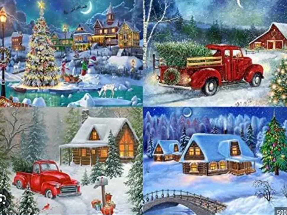 Diamantová Výšivka Diamond Painting Mozaika Vylepovačka 5D Obrázky K Svátku