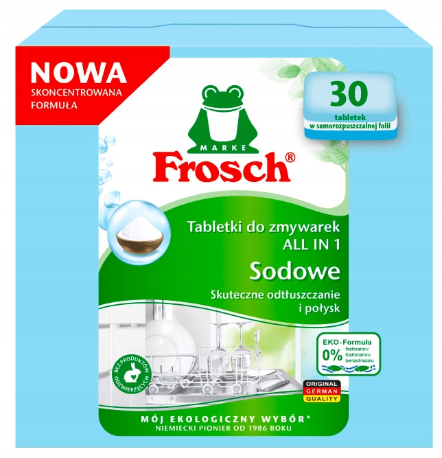

Frosch Tabletki do Zmywarek 30 Sztuk Ekologiczne