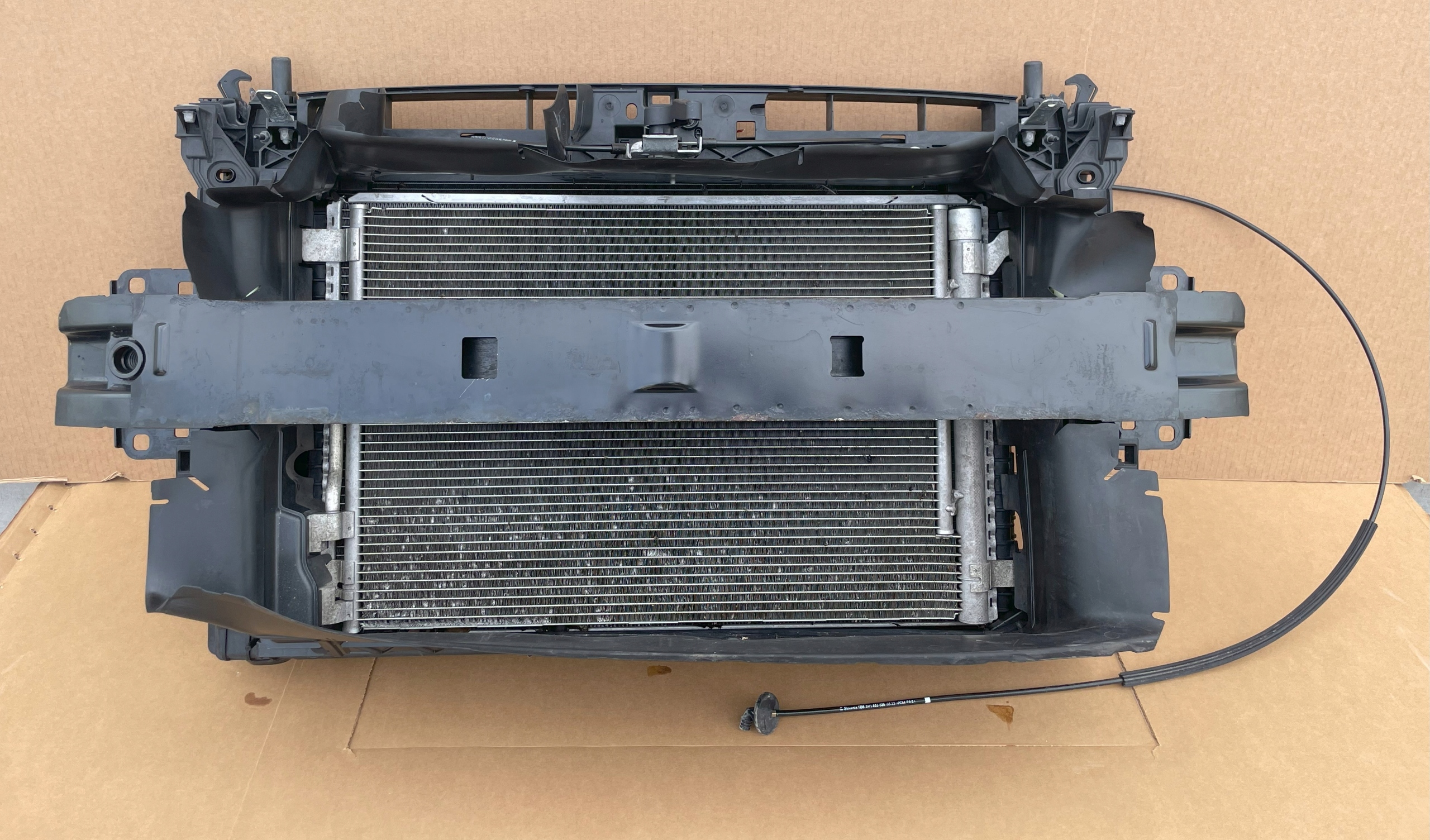support panel for radiators radiator sider SKODA SUPERB III LIFT 2.0 TDI IDEAL