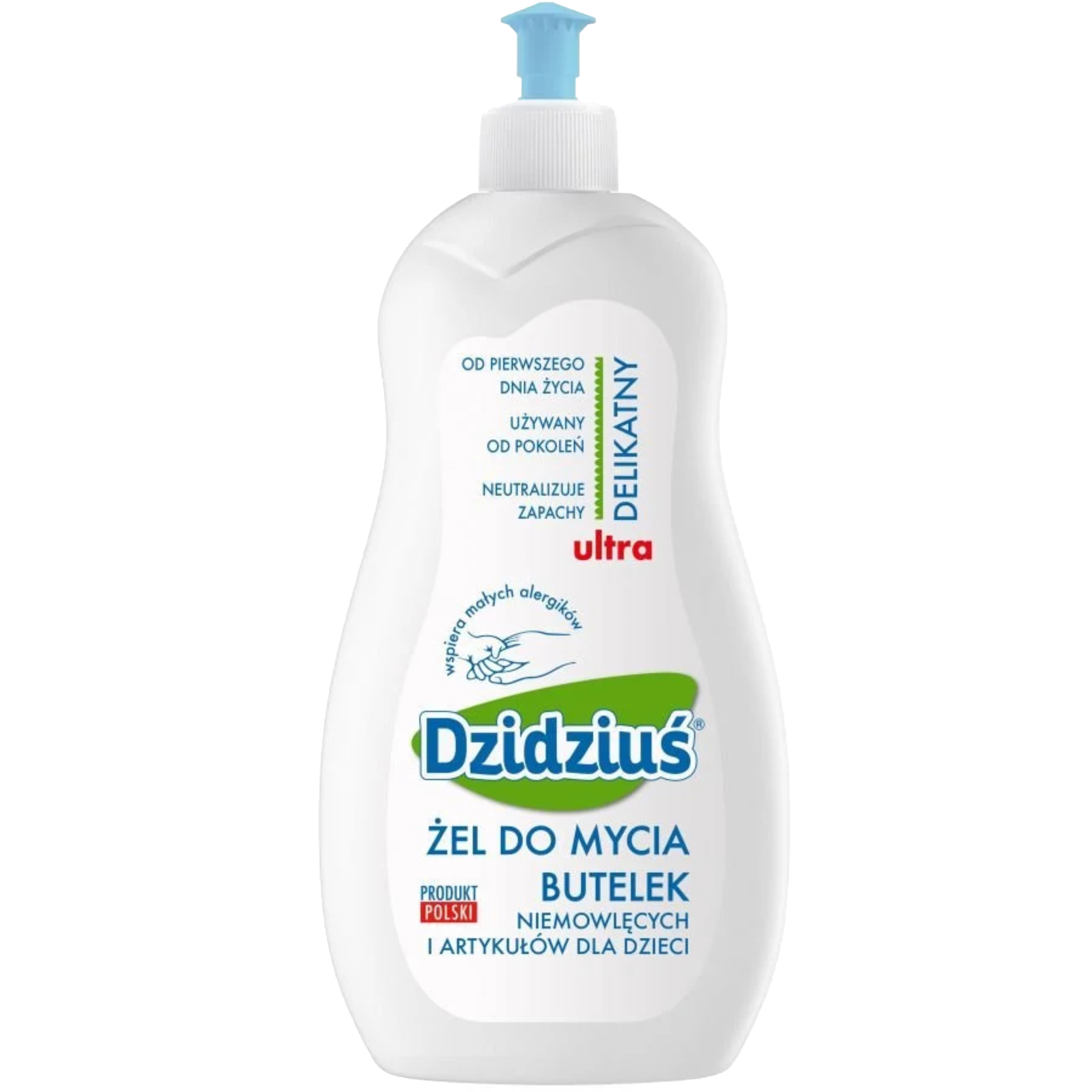 DZIDZIUŚ ŻEL PŁYN DO MYCIA BUTELEK SMOCZKÓW 500ml HIPOALERGICZNY EAN (GTIN) 6937134254051
