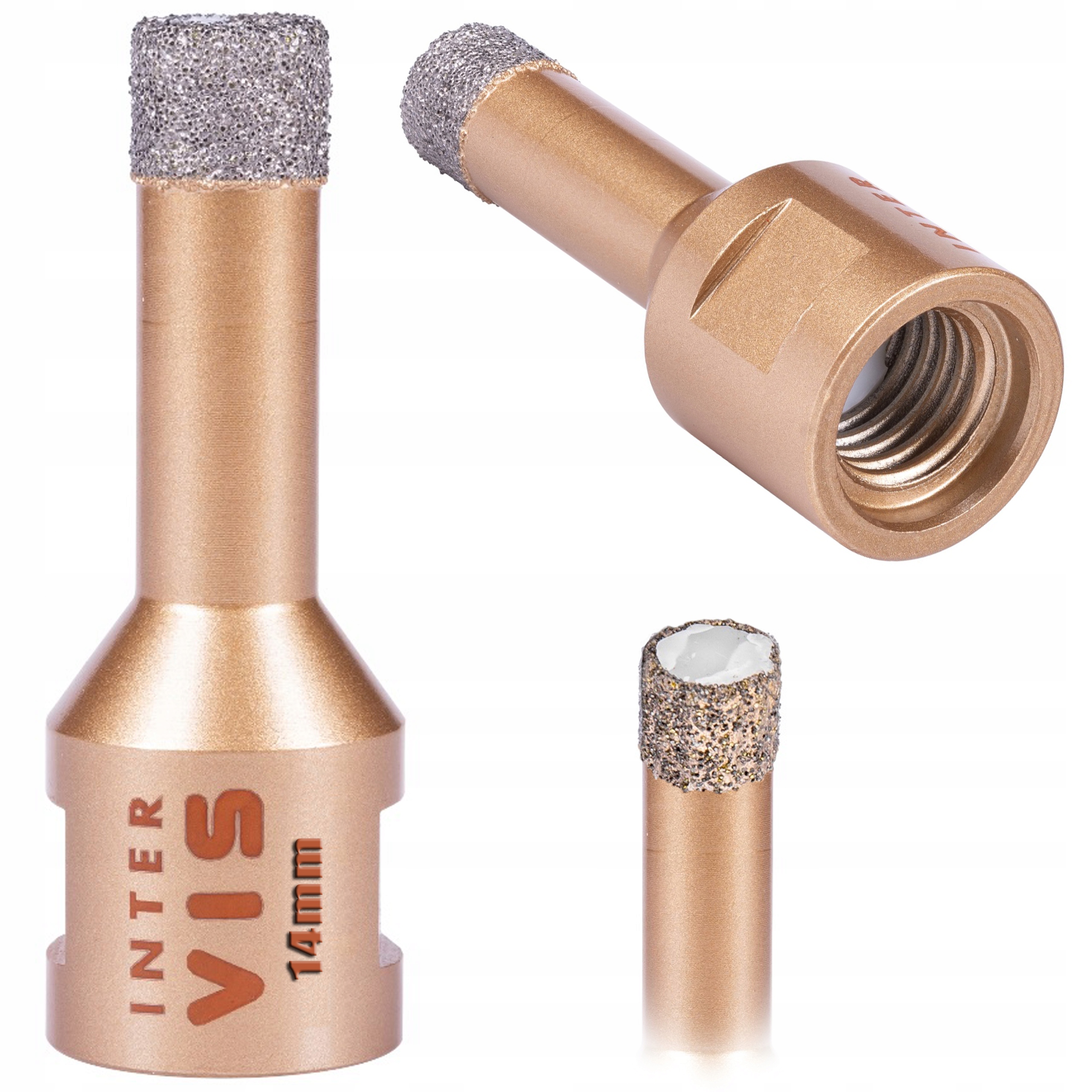 

Wiertło Diamentowe Koronka Otwornica Gres 14MM M14