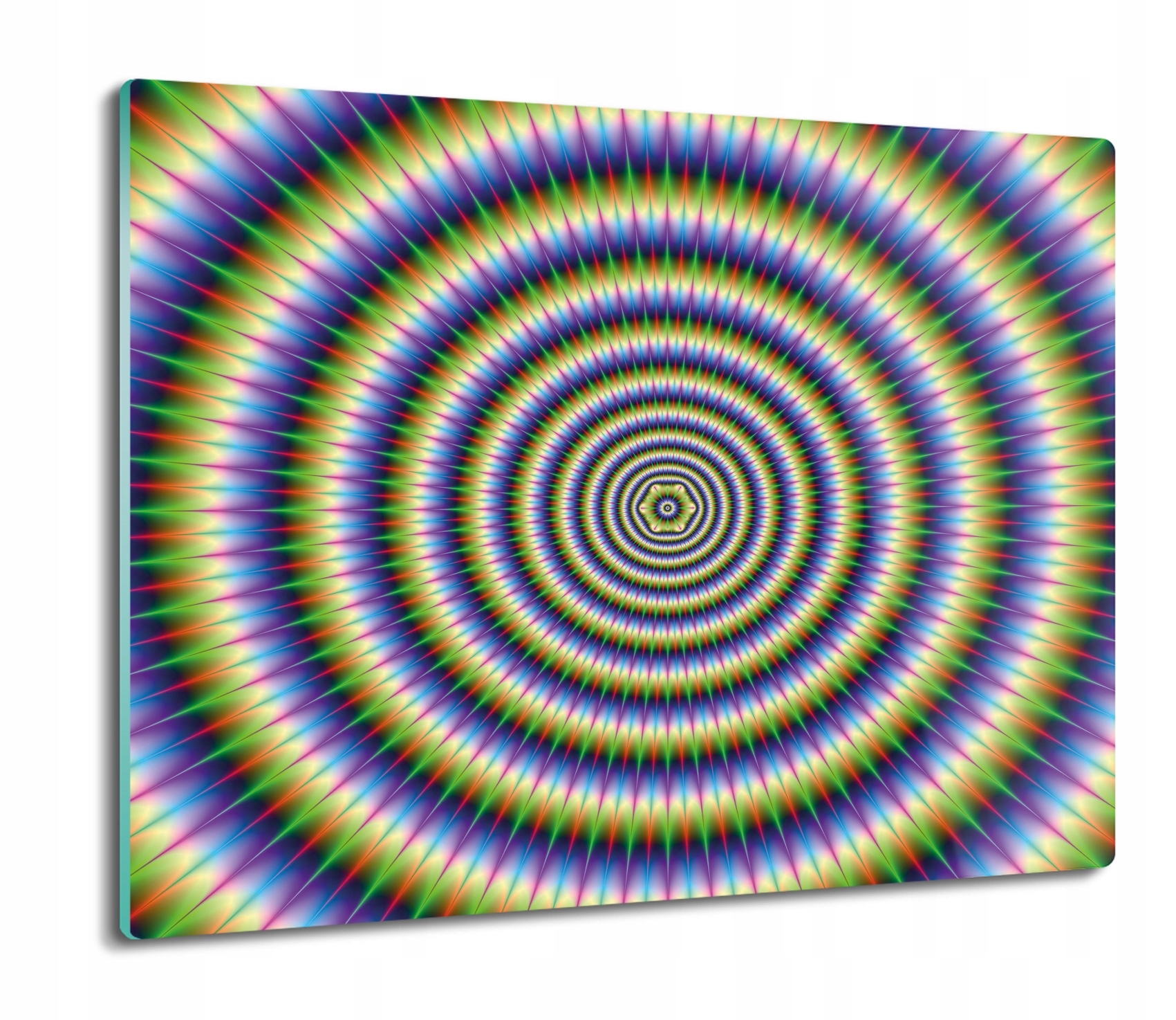 

Okrąg iluzja 3D 60x52 deska do kuchni ze szkła