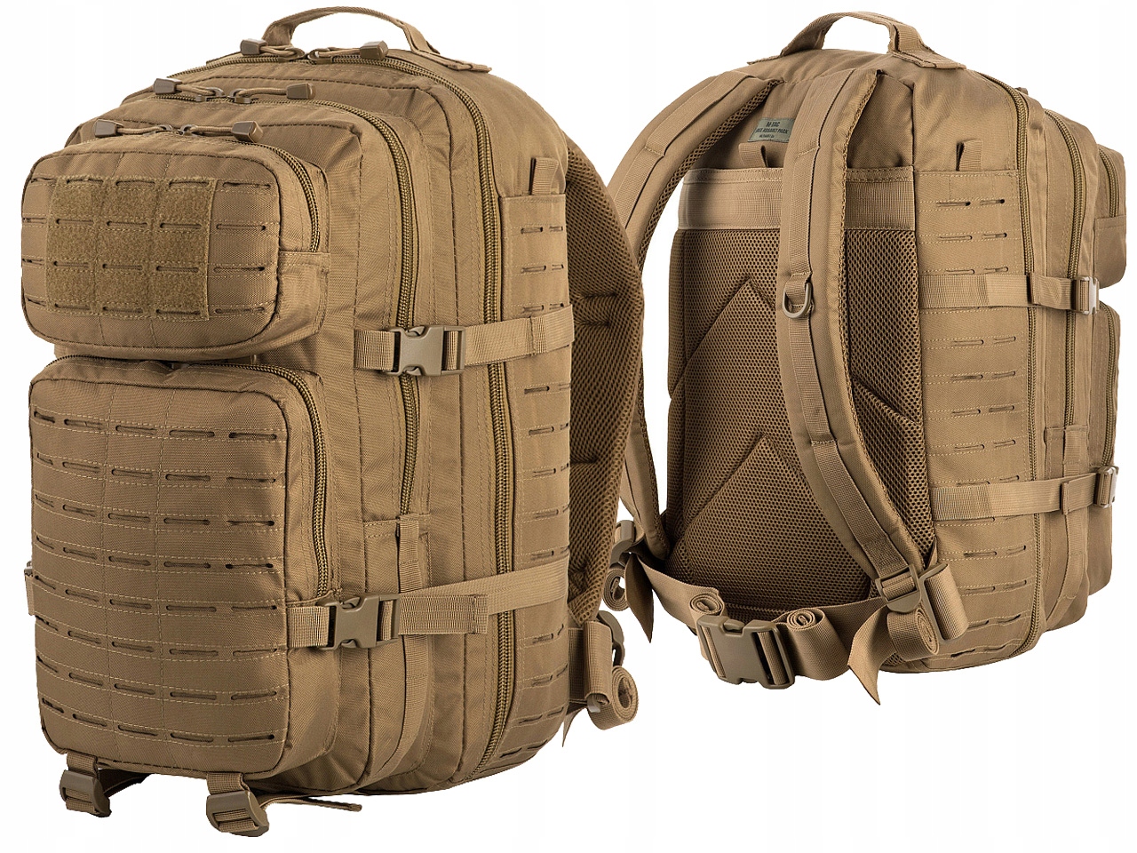 Velký útočný batoh Laser Cut M-Tac Tan Military Taktical Batoh
