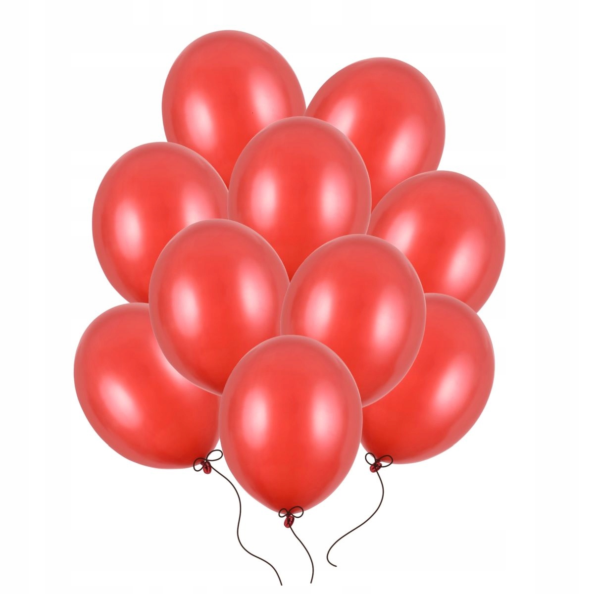 

Balony Czerwone metaliczne mocne 27 cm 50 szt
