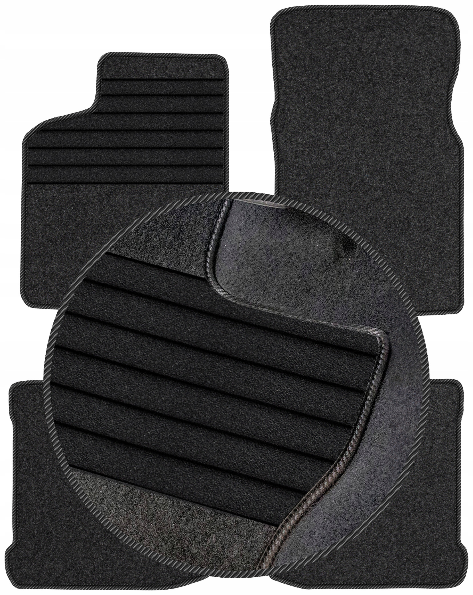 Seat Cordoba I Fl 1999-2002 Velurové autokoberce Zesílené