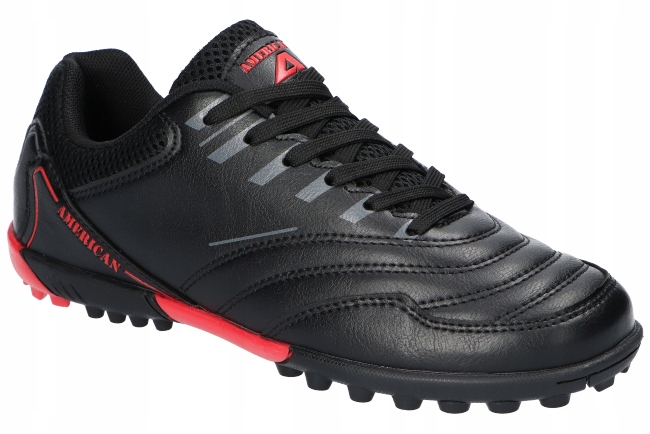 American Club FH87 Pevné Fotbalová Obuv Korkové Orliki Turfy Černé 38