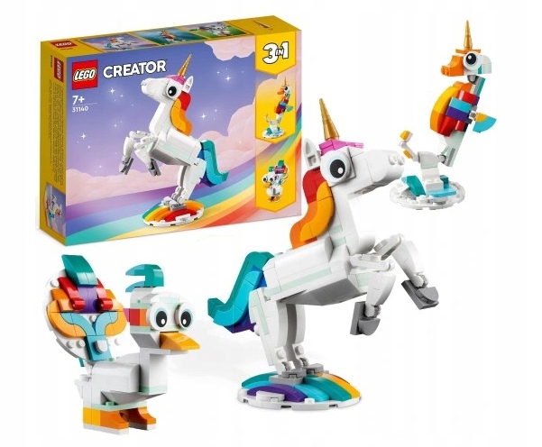 LEGO Creator 3 w 1 31140 Magiczny jednorożec Numer produktu 311406