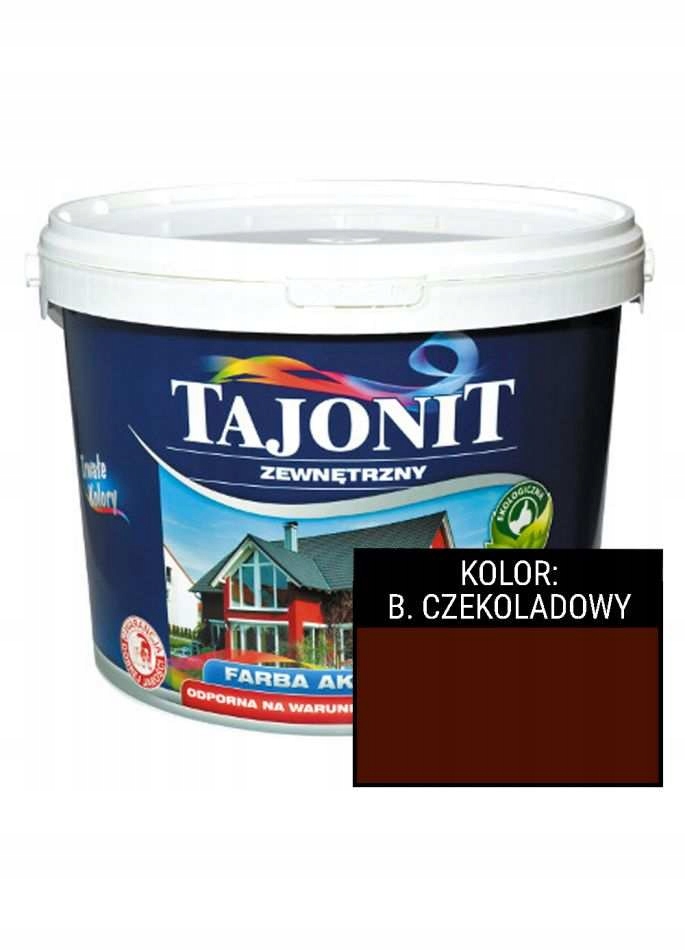 

Tajonit akrylowa farba zewnętrzna Brąz Czekoladowy