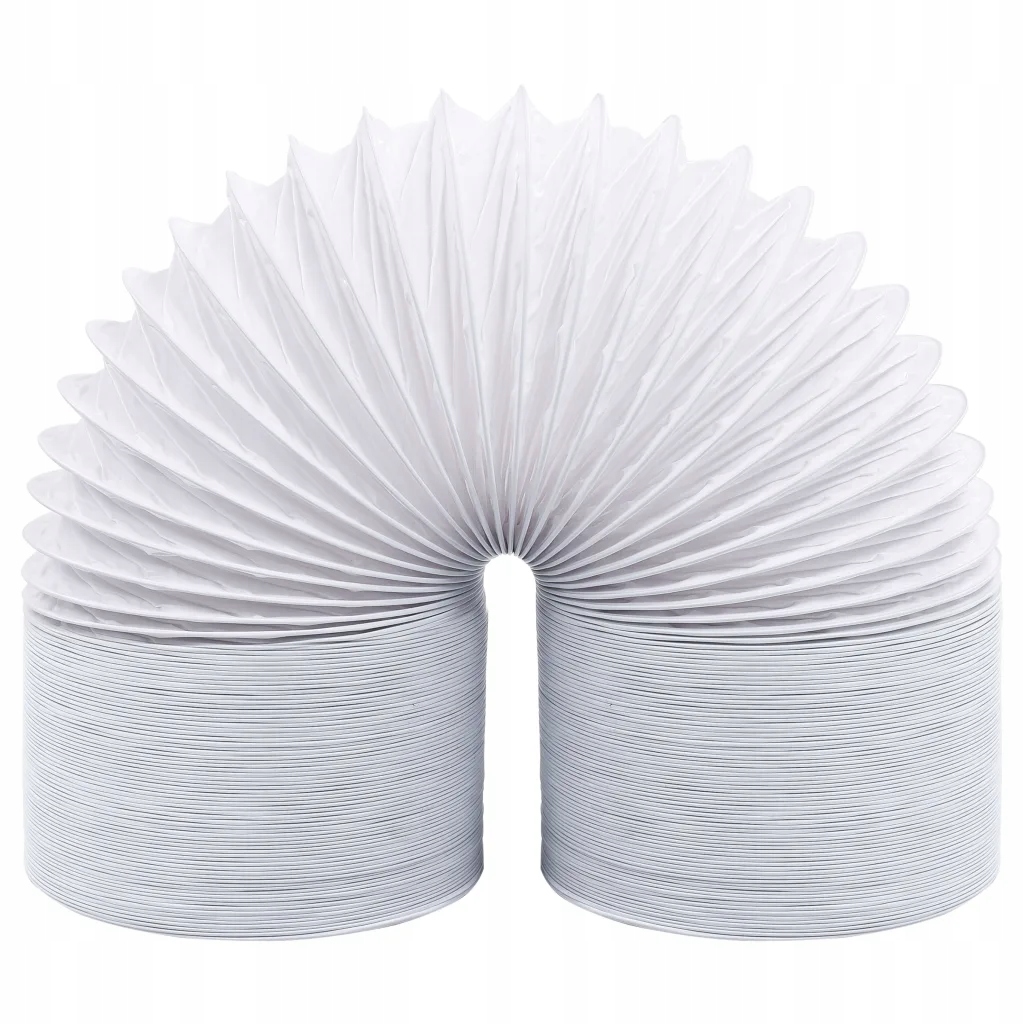 Elastický ventilační kabel Pvc, bílý, 12,5 x 600 cm