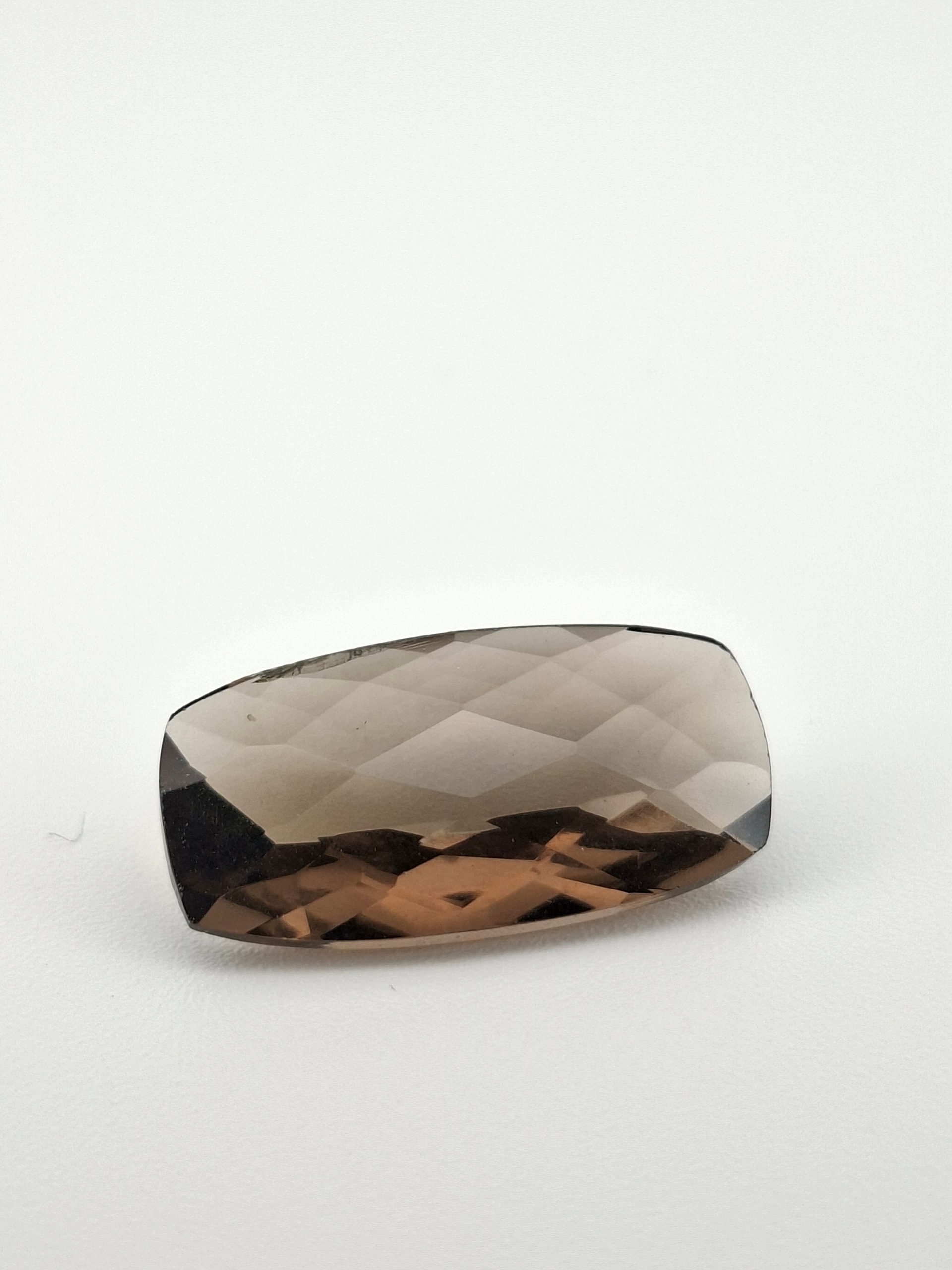 Přírodní kouřový křemen Polštář 11 x 21,5 mm