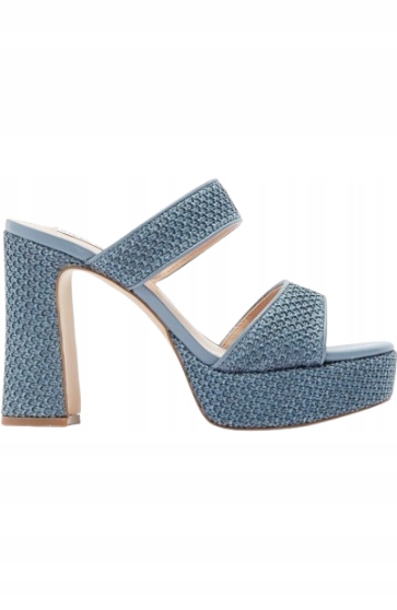 Steve Madden Nazouváky Na Platformě A Sloupku, Modré, 40 T7A