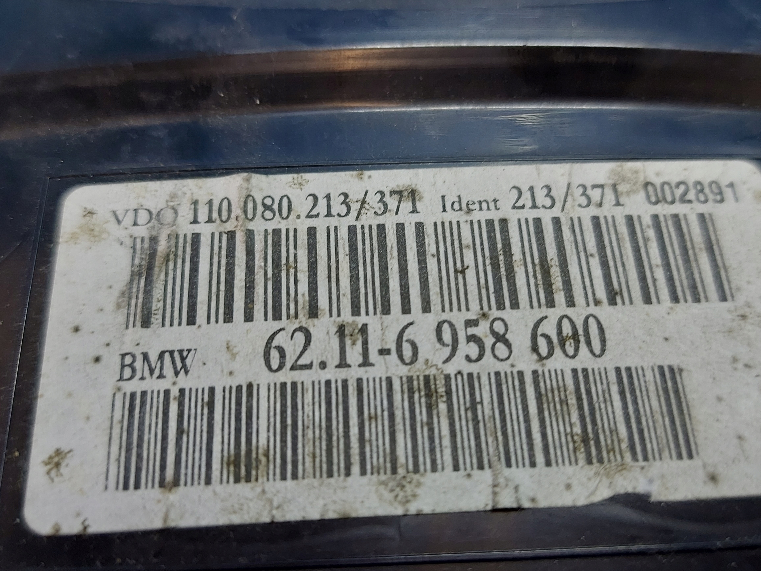dials clock BMW E60 525D 62116958600