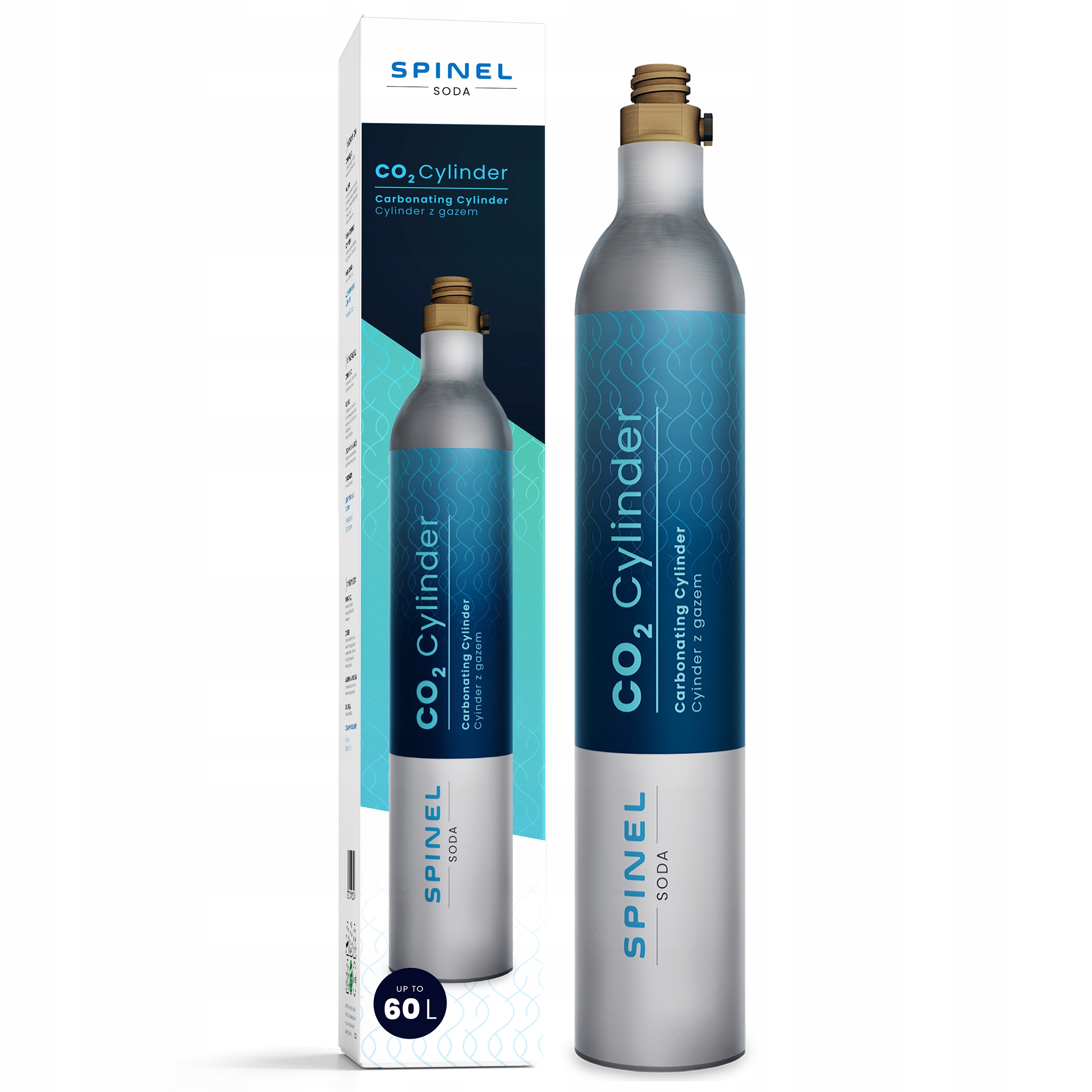 

Nabój CO2 425g do SodaStream SpinelSoda Wkład +60L