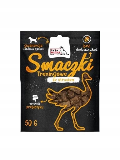 4x Syta Micha Tréninkové pamlsky pro psa Pštros 50 g