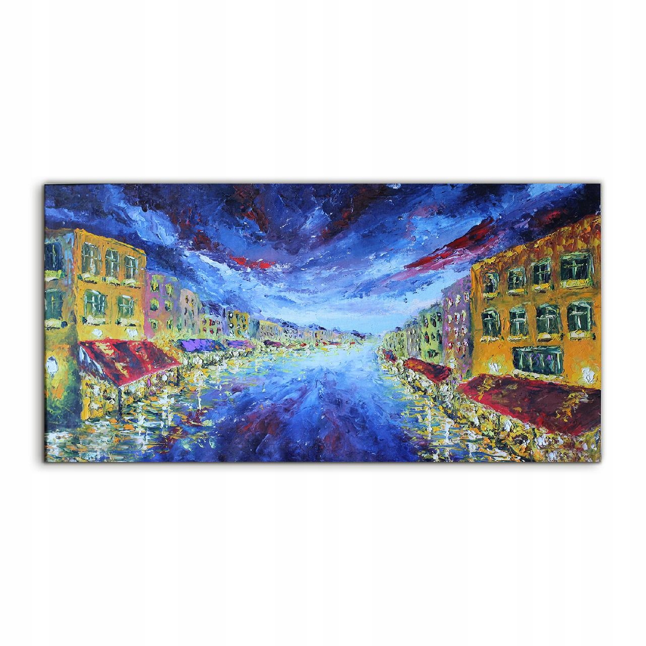 

Fotoobraz 120x60 z nadrukiem Krajobraz Miasto Noc