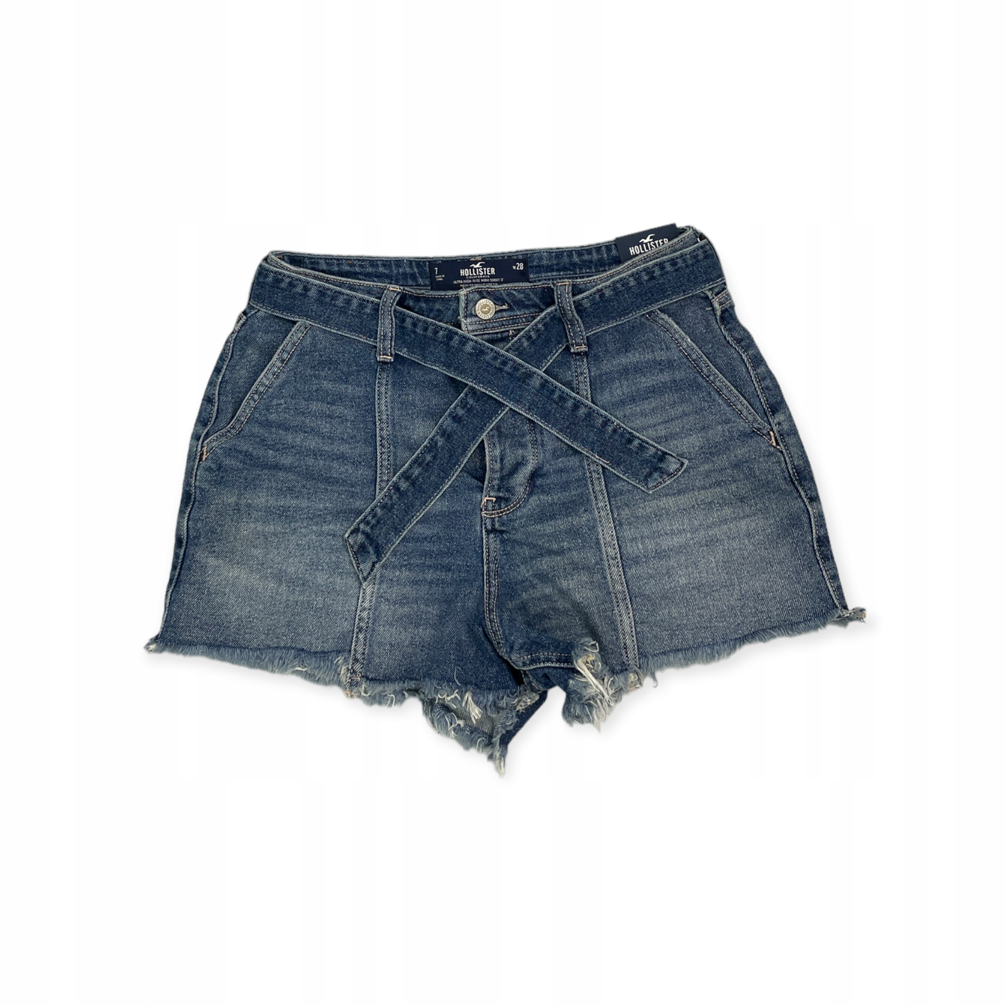 Krátké kraťasy džínové kalhoty Hollister 28