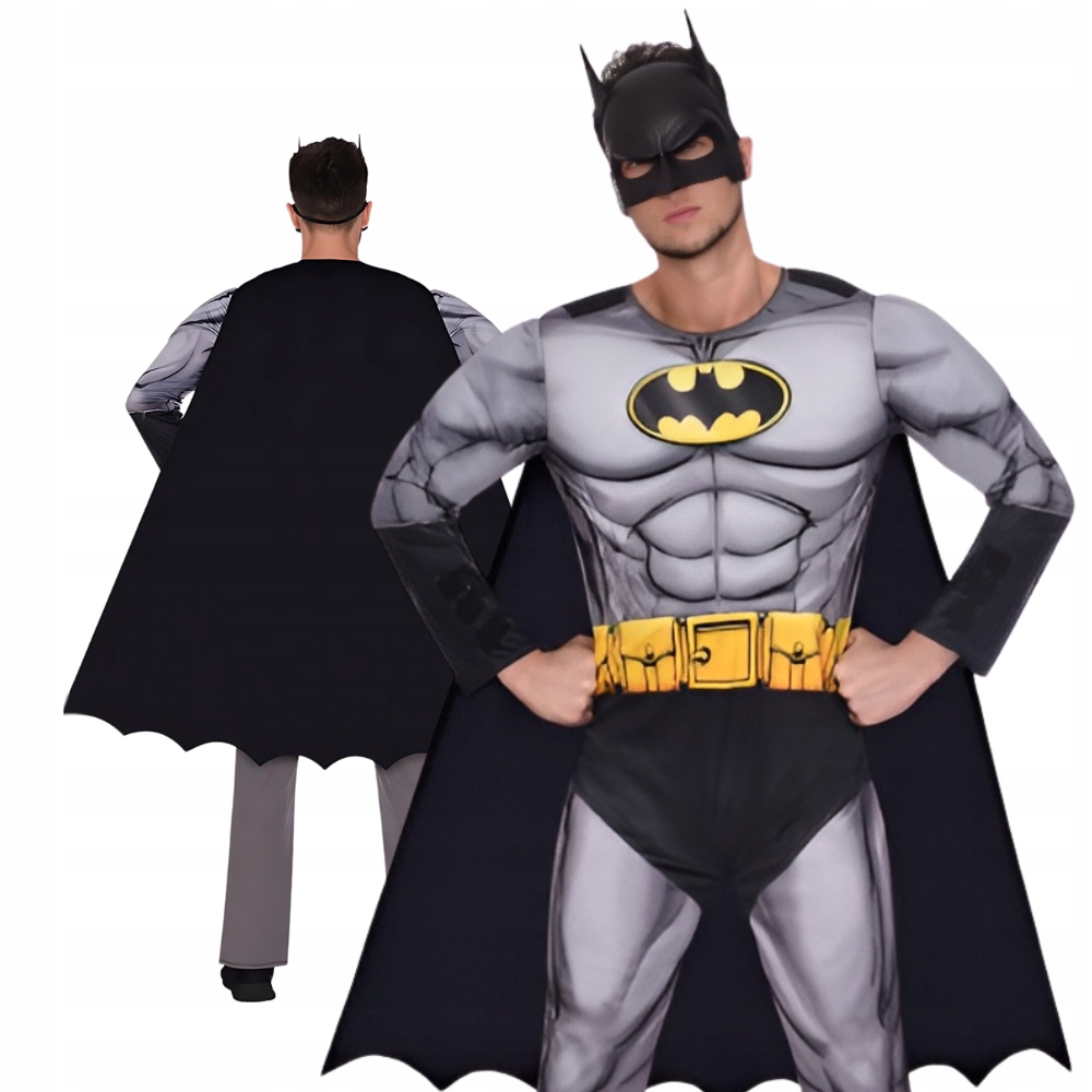 Kostým pro dospělé Temný rytíř Batman Gotham černý vel L