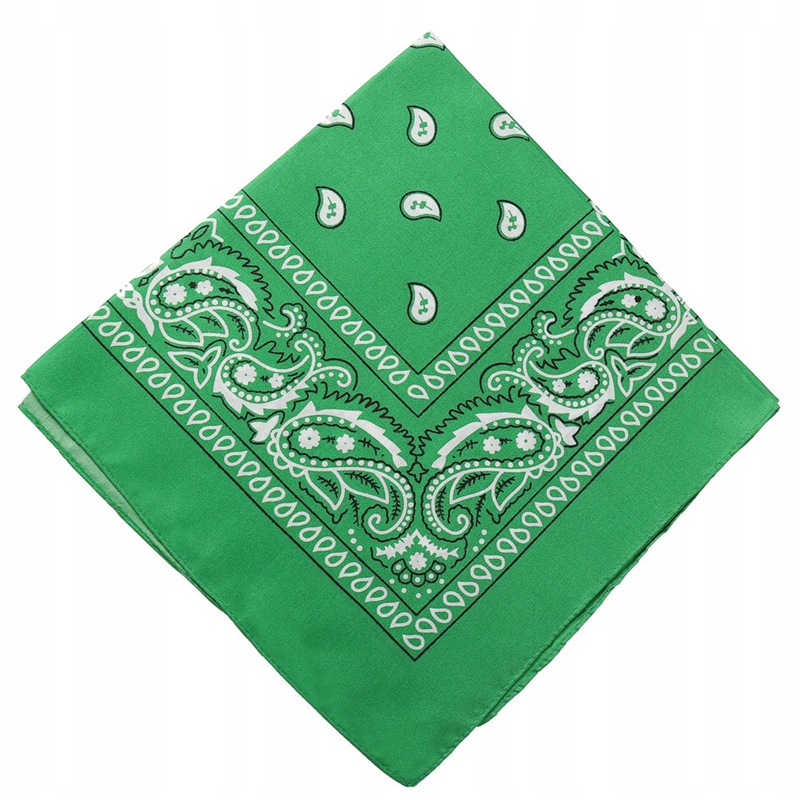 

Bandamka Bandana Chustka Chusta Bandama Zielona