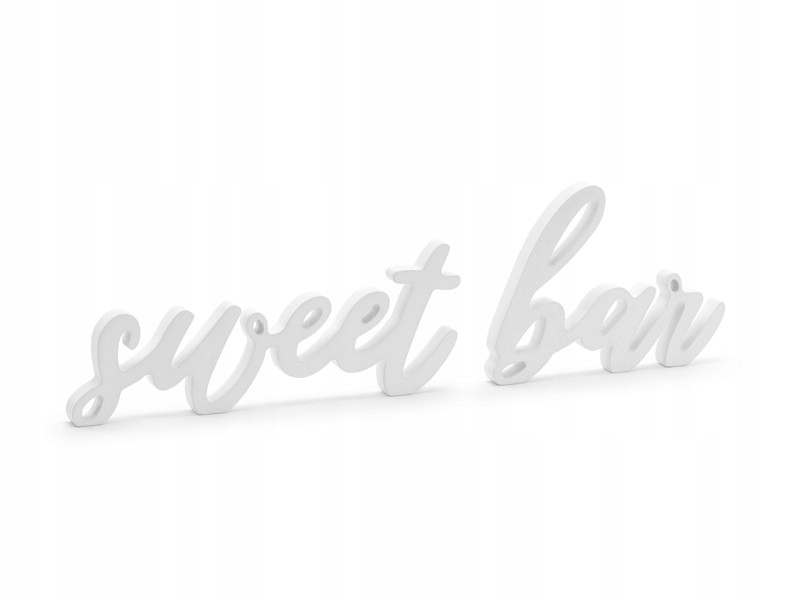 

Drewniany napis na stół Sweet bar, 10 x 37 cm